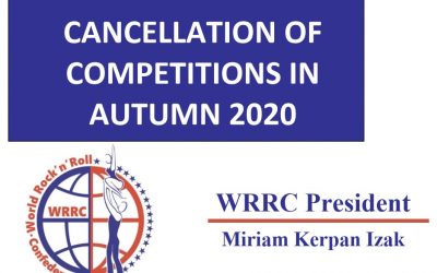 Cancellation of the Remaining Competitions in 2020: Word from the WRRC President